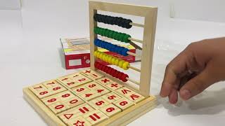 Abacus for Kids with Wood Study Blocks Toy for Kids