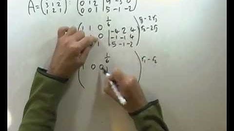 Inverse of a matrix (part 1) using elementary row operations (part 1b)