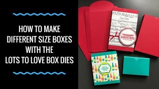 How to Make Different Size Boxes with the Lots to Love Box Framelit Dies (Facebook Live)
How to make different size boxes with the Lots to Love Box Framelits Dies from Stampin Up! You can make SO MANY sizes and its so easy to do!!
Buy the Lots to Love Box Framelit Dies: http://bit.ly/2CqnDtu
As you can see from watching this video that was originally done live on Facebook, you can make any length box by just trimming both pieces down to the same size. Whatever you want that size to be!
The full size box fits the Whisper White Narrow Note Cards from Stampin Up! (http://bit.ly/2CYXtOJ) so you could add one with a small gift or a whole set of note cards as your gift.
As you trim down the box pieces you can go all the way down to a super small box that fits a single tube of Chapstick.
My favorite is about 3-3/4β³ tall and perfectly holds a gift card with some fun Ready Shreddie (http://bit.ly/2CYtCWU).
If you love to give little gifts, this framelit set is for you. I promise itβs super easy to use!!
Grab the Lots to Love Box Framelit Dies before theyre sold out at http://bit.ly/2CqnDtu
More Card Making Ideas:
Blog: http://www.inkitupwithjessica.com
Facebook: http://www.facebook.com/inkitup
Twitter: http://www.twitter.com/inkitup
Instagram: http://instagram.com/inkitupwithjessica How to Make Different Size Boxes with the Lots to Love Box Framelit Dies (Facebook Live)
