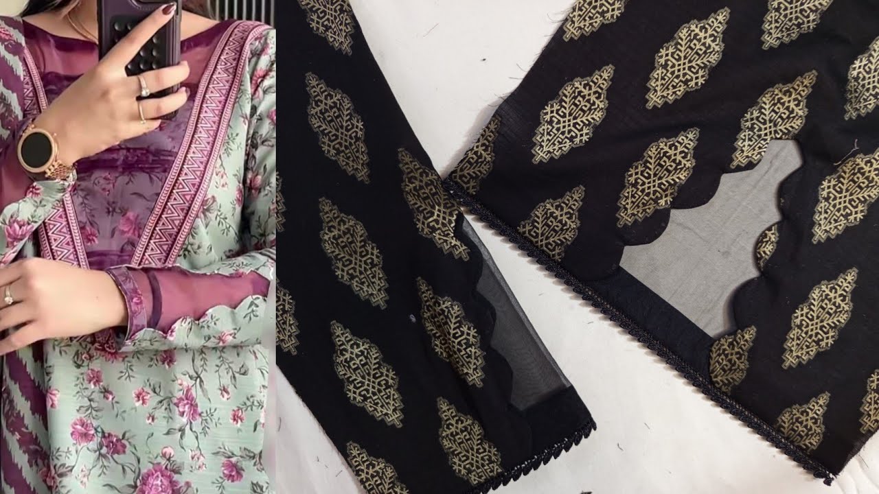 This Eid wear stylish Sleeves with beautiful designing | #cuttingandstitching #sleevesdesign  