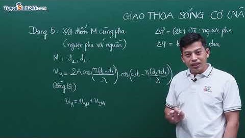 Lý 12-Giao thoa sóng cơ ( Nâng Cao)