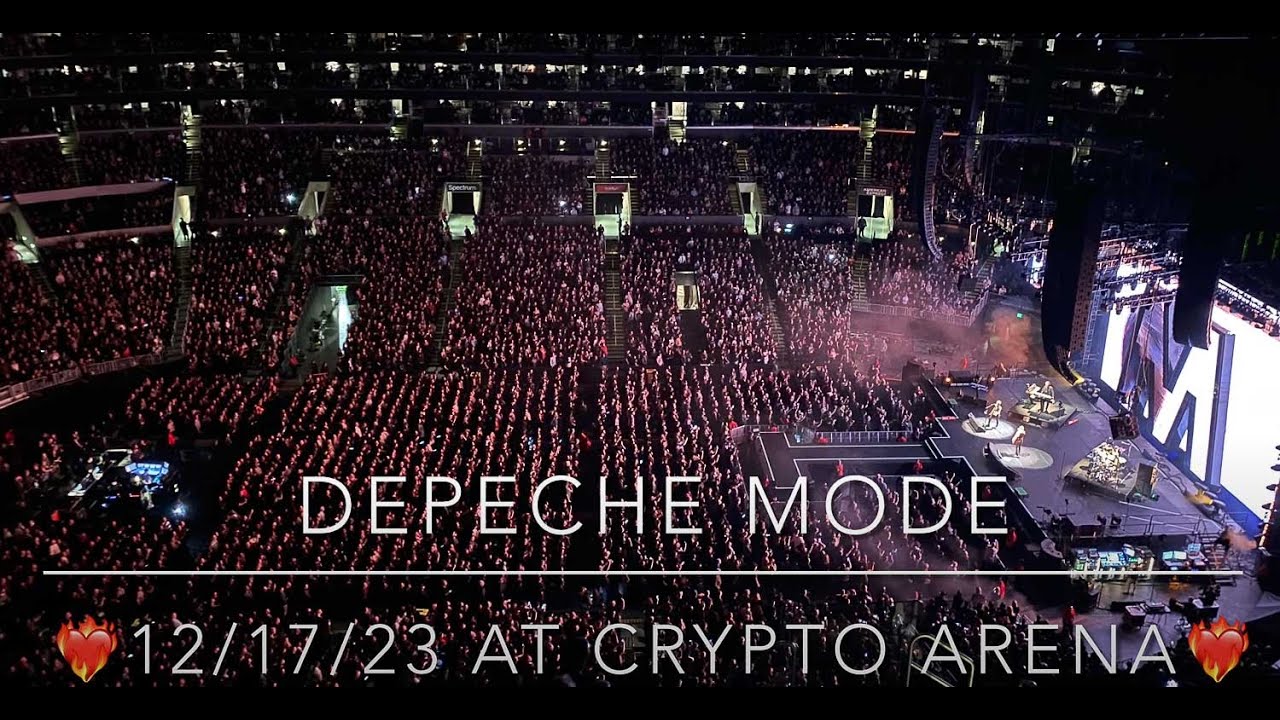 Depech Mode at Crypto Arena for Momento Mori Tour 12/17/23