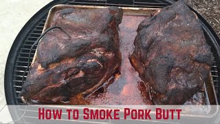 How to Smoke Pork Butt on WSM