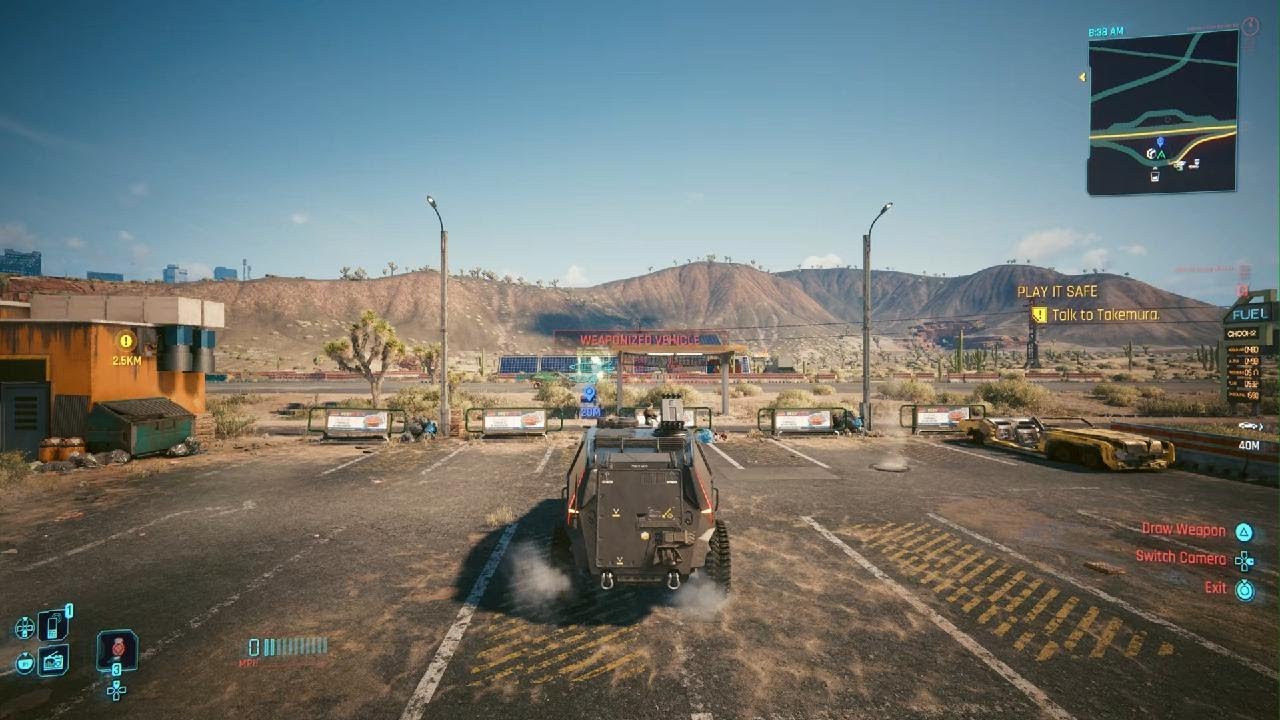 Cyberpunk 2077 - New Hellhound Armored Vehicle - Freeroam gameplay