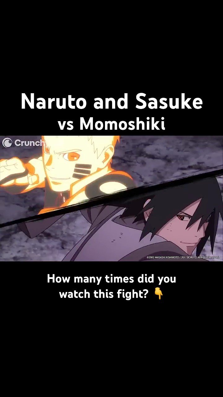 NARUTO AND SASUKE VS MOMOSHIKI ?‍??? #shorts