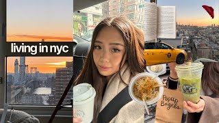 NYC day in a life | morning routine, apartment cleanup, shopping in Soho, best bagels, nyfw events