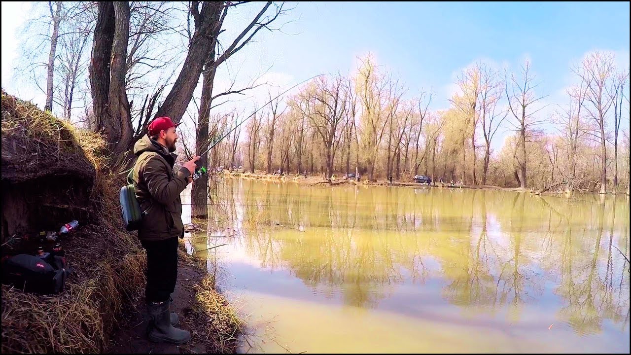 Ловля СУДАКА весной в МУТНОЙ воде. Рыбалка весной на Малой реке [Sibiryak007]