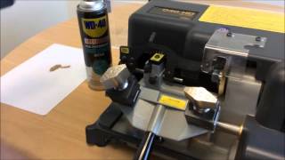 maintenance of the key cutter
