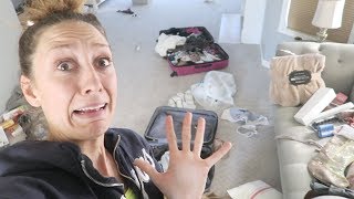 How to clean a CRAZY MESSY house!! + tackle OVERWHELM!