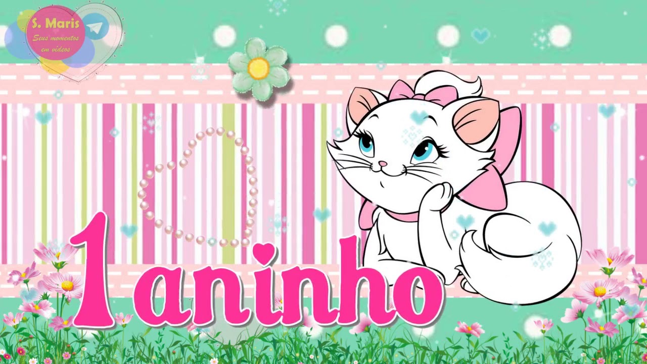 CONVITE ANIMADO GATINHA MARIE PARA WHATSAPP 