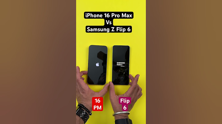 Samsung Z Flip 6 vs iPhone 16 Pro Max Comparison
