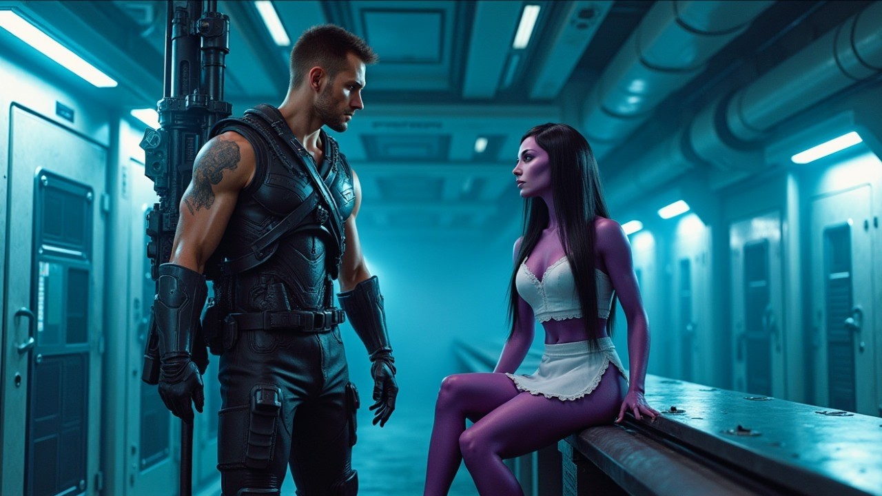 The man took an alien maid as payment, only to discover she was the ...