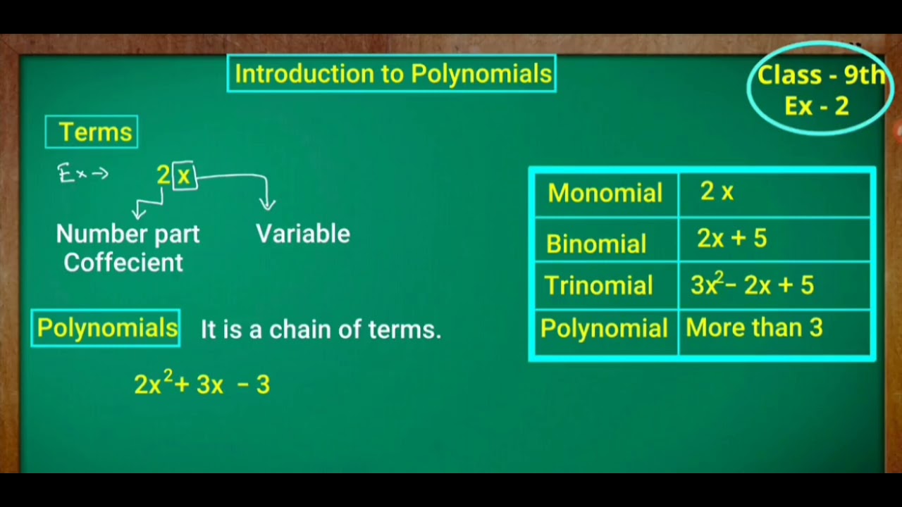 assignment on polynomials class 9