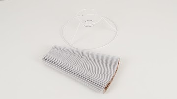 Pleated Lampshade Installation