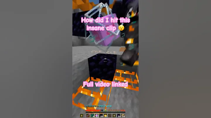 How did I hit this INSANE crystal PvP clip #minecraft #drdonut #donutsmp #donutsmplive #crystalpvp
