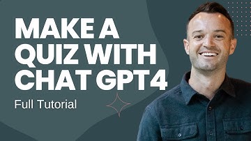 How to Make a Quiz with ChatGPT4