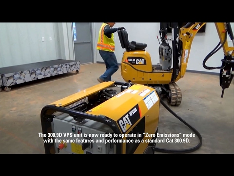 Setting Up the Cat® 300.9D Versatile Power System Mini Excavator with the HPU300