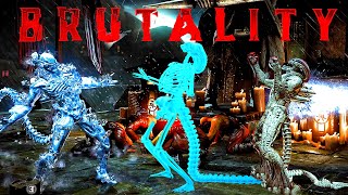 Mortal Kombat XL All Brutalities on Alien