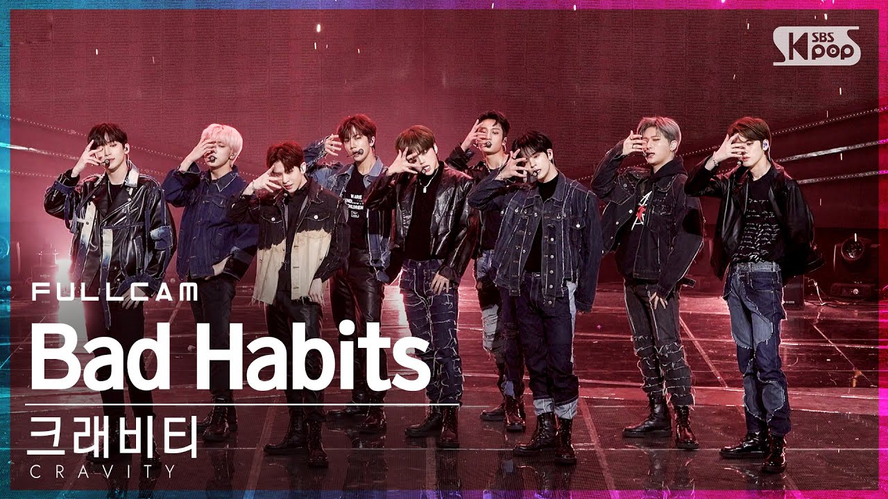 [안방1열 직캠4K] 크래비티 'Bad Habits' 풀캠 (CRAVITY Full Cam)│@SBS Inkigayo_2021.03.14.