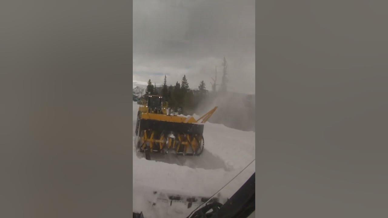 Snow Plowing the Beartooth Highway Takes Over A Month! 24th April 2023