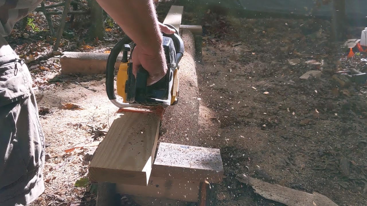 Chainsaw Mill 10x your chainsaw mill. Makin' slabs & planks with a beam cutter chainsaw mill