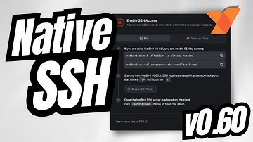 BREAKING CHANGE: NetBird Releases Native SSH - v0.60 Update
