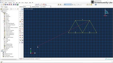 Abaqus Basics Tutorial: Truss Elements