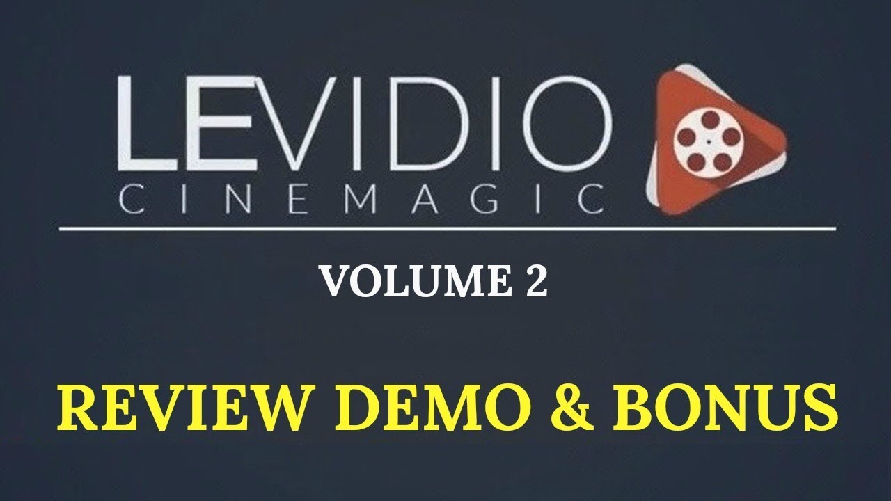 Levidio Cinemagic Volume 2 Review Demo Bonus - The Best PowerPoint Video Template Series