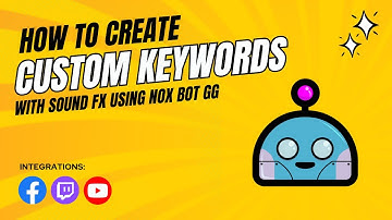 Nox Bot GG | Custom Keywords with Sound Fx 🚀