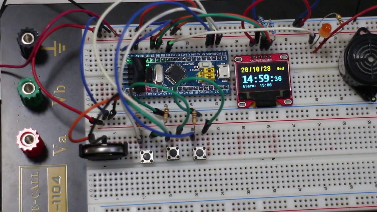 Stm32f1 Rtc STM32F1 RTC 時鐘、鬧鐘實作 - YouTube