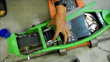 Razor E200 Scooter ZY1016 350W Motor Install VLOG Part 3 - Wiring