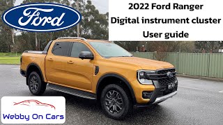 Unlock The Potential Of Your 2022 Ford Ranger/Everest - Digital Instrument Cluster user guide