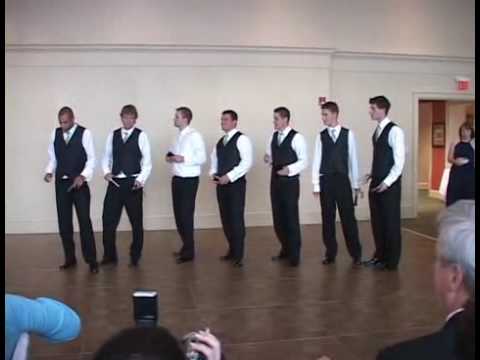 Drake Hart Wedding-Cowbell Dance