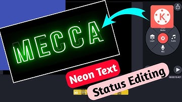 Neon Text Editing In Kinemaster || Kinemaster Video Editing Full Tutorial
