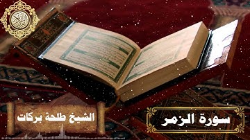 سورة الزمر || بصوت الشيخ طلحة بركات ||
