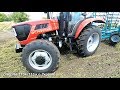 Робота трактора СІЧЕСЛАВ-1104 в полі із шлейфовою бороною / Аналог МТЗ-1025
