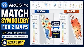 How to Match Symbology for Multiple Maps in ArcGIS Pro | Same Range Values