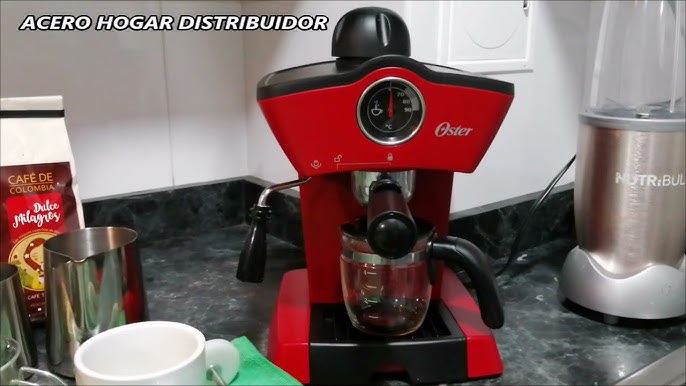 MAQUINA EXPRESSO Y CAPUCCINO OSTER BVSTEM6701SS 1170 WATTS 19 BARES