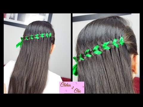 scissor-waterfall-braid-(ribbon)|-braided-hairstyles-|-cute-girly-hairstyles-|-half-up-hairstyles