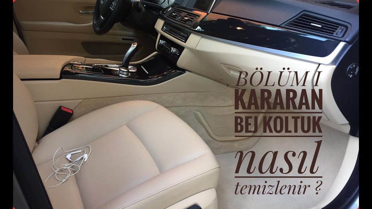 Kararan bej deri koltuk nasıl temizlenir ? (Valet Pro Leather Cleaner