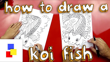 How To Draw A Koi Fish