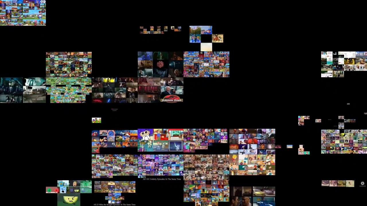 64 created AAO videos playing at once. #7 | 64 созданных видео ВС сразу. №7