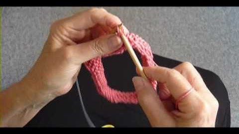 BIND OFF ON CIRCULAR NEEDLE