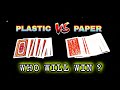 Plastic VS Paper Playing Cards Shorts 