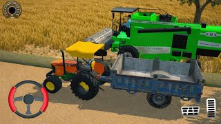 😍Indian Farming Game 3D 🚜 Tractor | Harvester Driving Game | Android Gameplay screenshot 4