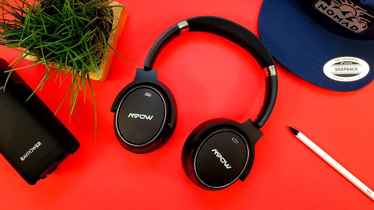 MPow H19 ANC Over-Ear Headphones: Perfect For Working At Home - YouTube
