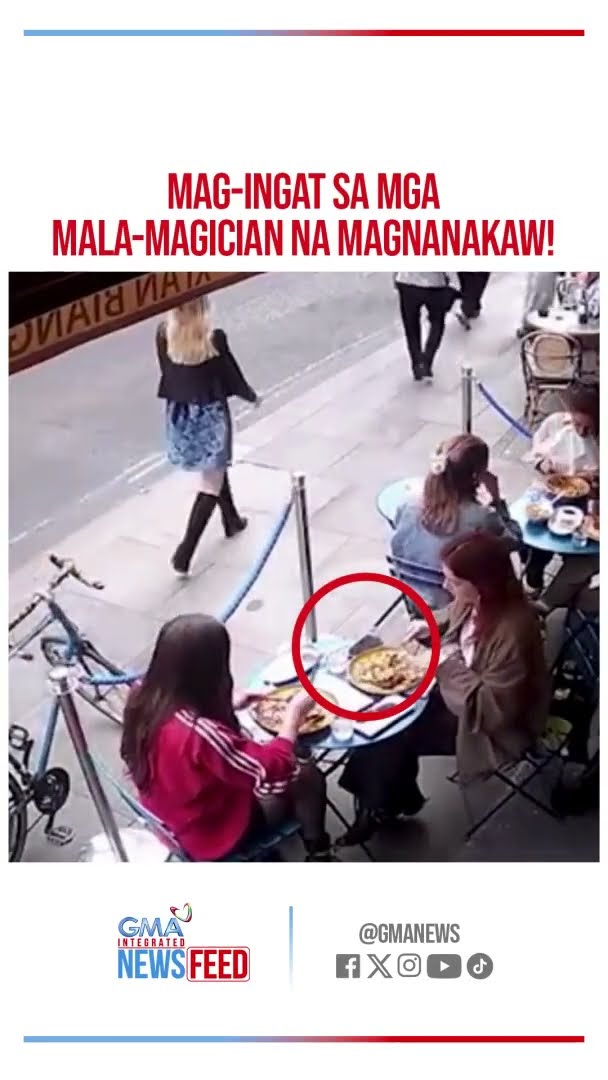Cellphone, tinangay ng magnanakaw na mala-magician! | GMA Integrated Newsfeed