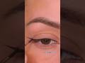 Easy Eyeliner Tutorial For Beginner♥️ #eyemakeup #makeuptutorial #makeup #makeuphacks #youtubeshorts