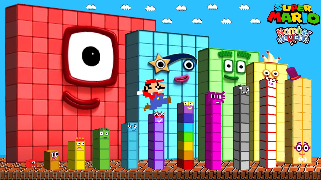 Mario Vs The Numberblocks 1 10 100 And 1000 To The Biggest Number Mario Vs The Numberblocks 1 10 100 And 1000 To The Biggest Number
