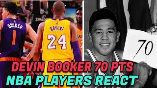 Famous NBA PLAYERS REACT TO DEVIN BOOKER'S 70 POINT GAME! 70 POINTS YOUNGEST PLAYER IN NBA HISTORY! Net Worth